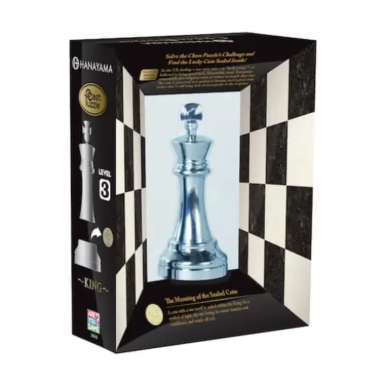 Hanayama Level 3 Cast Chess Puzzle - King {4}