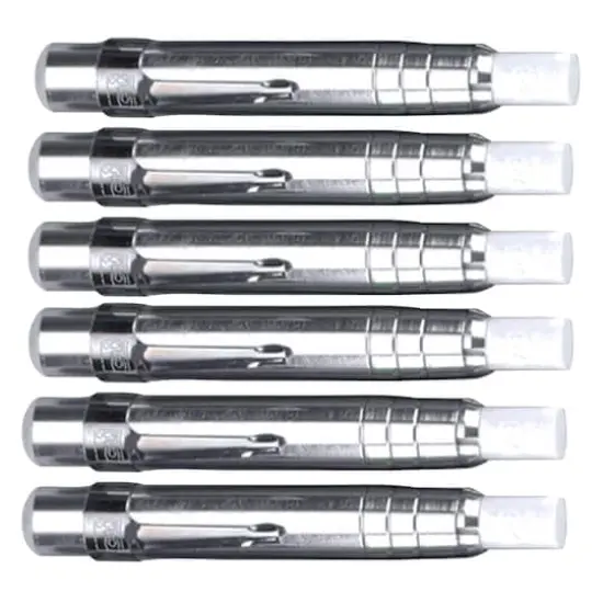 Charles Leonard Silver Aluminum Chalk Holder, 6ct. {1}