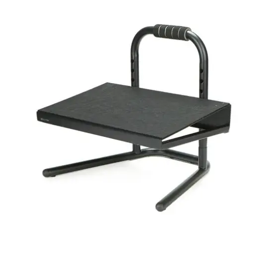 Mind Reader Black Ergonomic Foot Rest {9}