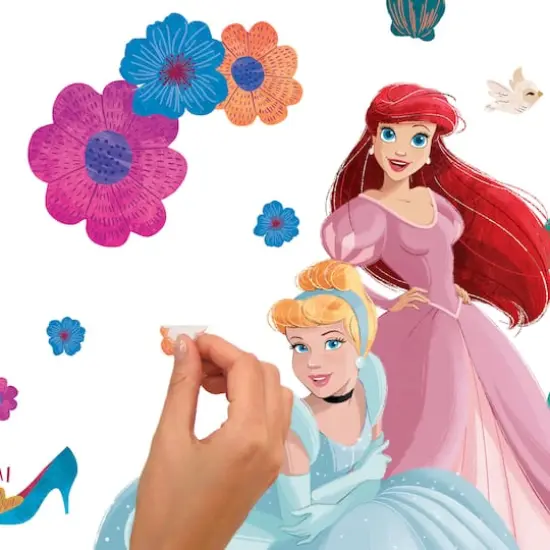 RoomMates Disney Princess Flowers & Friends Giant Peel & Stick Wall Decals {3}