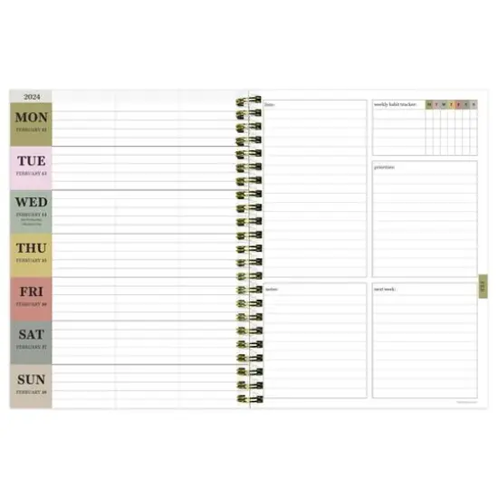 TF Publishing 2024 Colors of the Season Medium Weekly Monthly Planner {4}