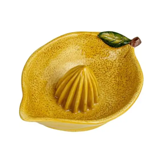 Hello Honey&reg; 6" Countryside Citrus Stoneware Lemon Juicer {1}