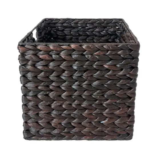 Small Espresso Cube Woven Basket by Ashland&reg; {4}