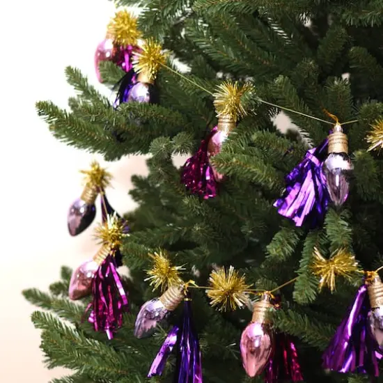 6ft. Pink & Purple Light Bulbs Garland by Ashland&reg; {4}