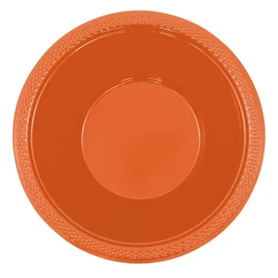 JAM Paper 7" Plastic Bowls, 20ct. Orange {3}