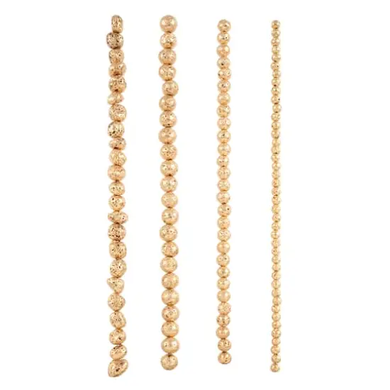 Mixed Lava Beads by Bead Landing&trade; Gold {4}