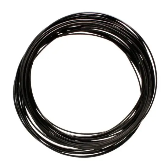 The Beadsmith&reg; Wire Elements&trade; 21 Gauge Tarnish Resistant Square Soft Temper Wire, 7yd. Black {1}