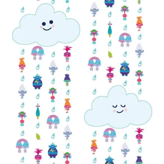 RoomMates Trolls Clouds Peel & Stick Wallpaper {1}