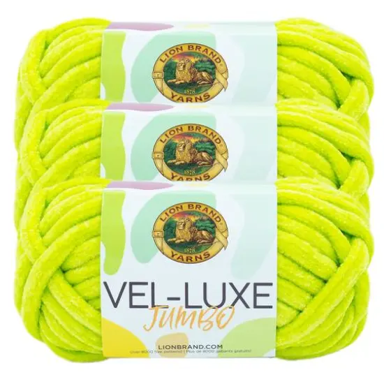 3 Pack Lion Brand&reg; Vel-Luxe Jumbo Yarn Tender Shoots {1}