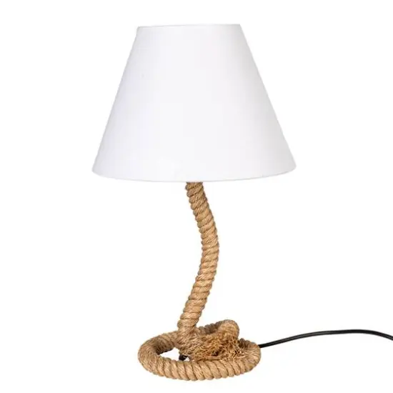 Hello Honey&reg; 26.5" Brown Rope Table Lamp {8}