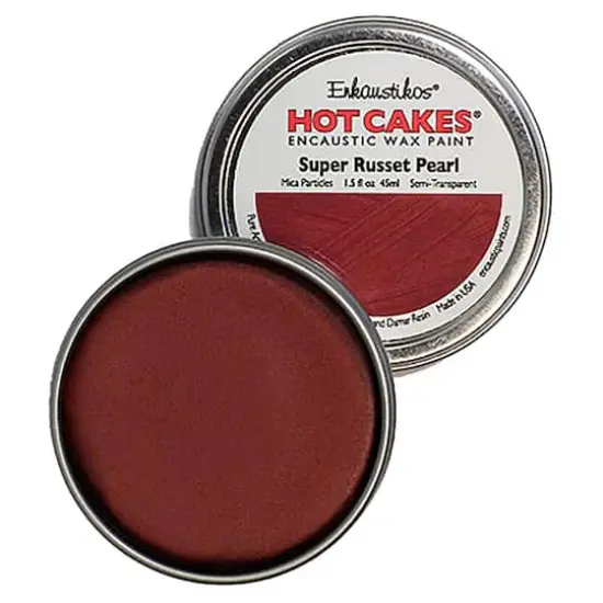 Enkaustikos&reg; Hot Cakes&reg; Encaustic Wax Paint, 1.5oz. Super Russet Pearl {1}