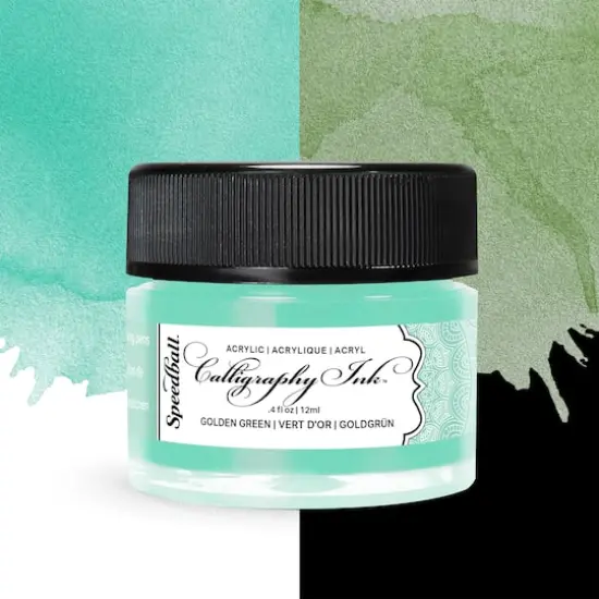 Speedball&reg; Iridescent Calligraphy Ink Set {4}