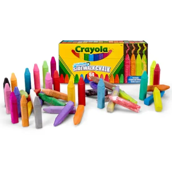 Crayola&reg; Ultimate Washable Sidewalk Chalk 64 Color Set {3}
