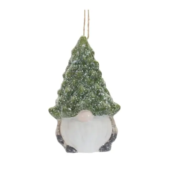 6ct. 3.25" Gnome with Tree Hat Ornaments {4}