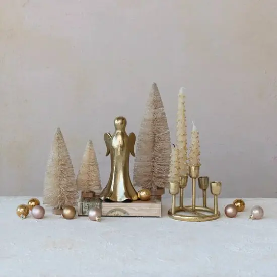 Hello Honey&reg; 9" Cast Aluminum Angel D&eacute;cor {3}