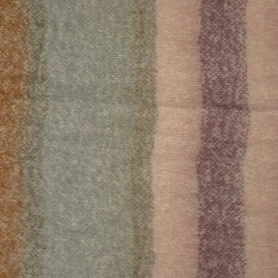 Hello Honey® Multicolor Dark Striped Acrylic and Wool Throw Blanket {7}