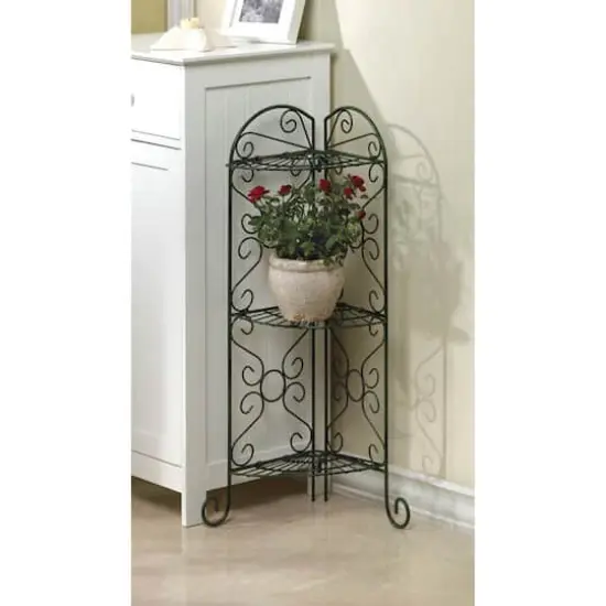 30'' Corner Plant Stand {4}
