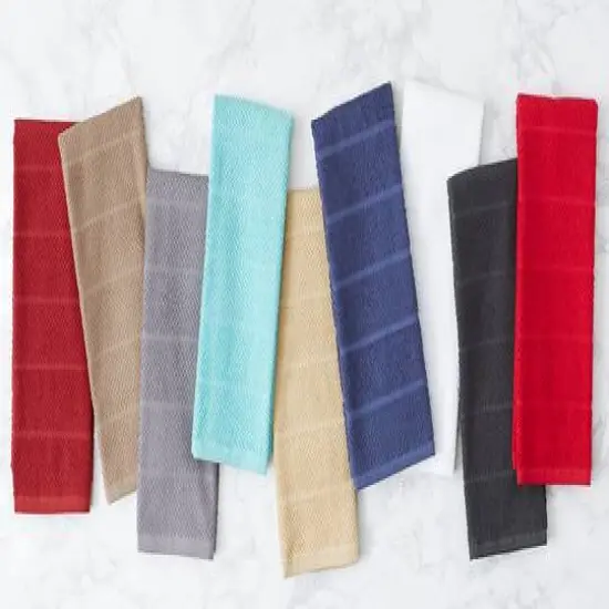 DII&reg; Assorted Mineral Basic Chef Terry Dishtowel (Set of 4) {6}