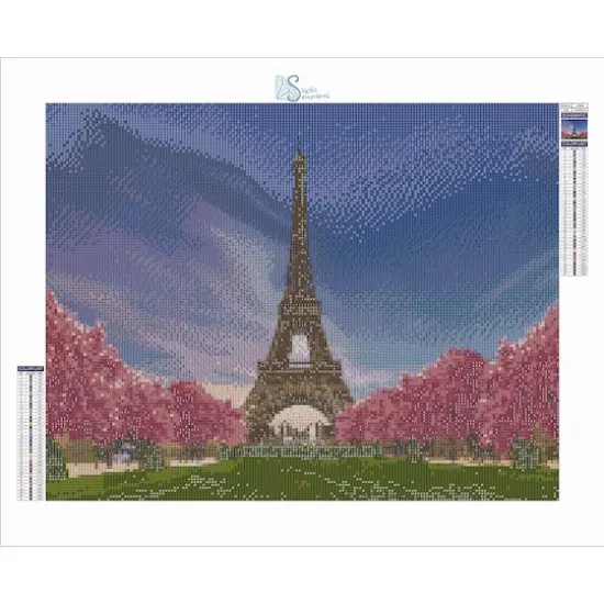 Sparkly Selections Eiffel Tower Diamond Painting Kit, Round Diamonds {3}