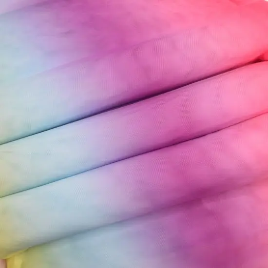 Feldman Dark Rainbow Ombre Mesh {1}