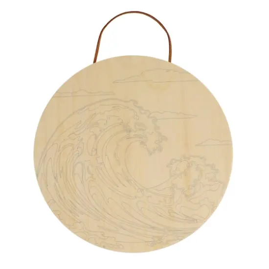 Waves Paint-by-Number Plywood Surface Kit by Artist's Loft&reg; {4}