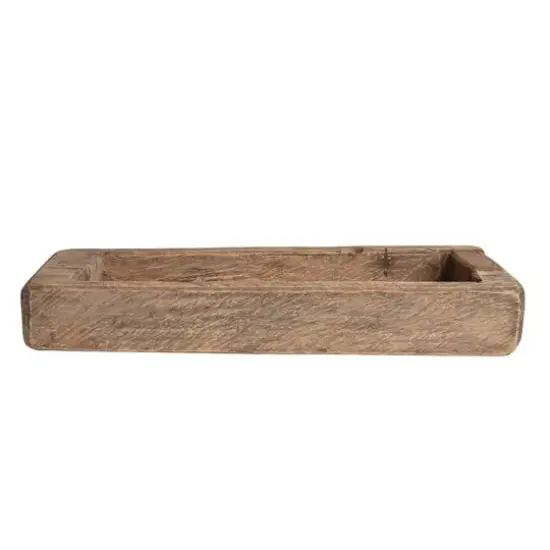 Hello Honey&reg; 33" Natural Decorative Wood Tray {1}