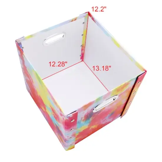 12" Snap-N-Store Tie Dye Vinyl Record Storage Box {3}