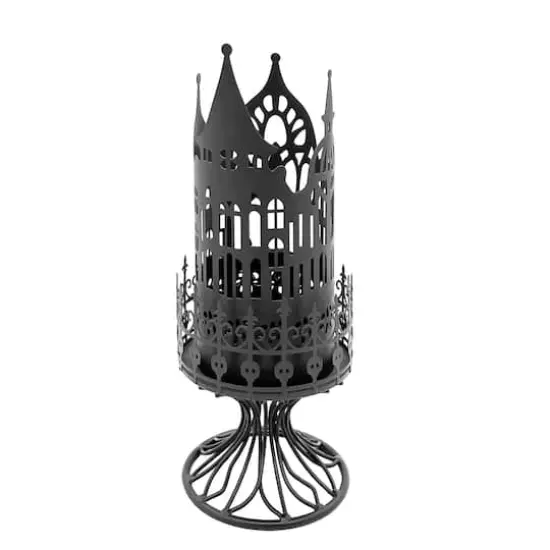 Black Castle Pillar Candle Holder by Ashland&reg; {1}