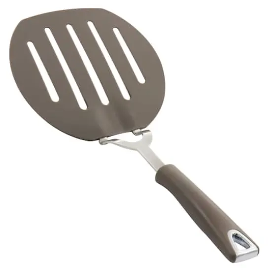 Martha Stewart Large Taupe Nylon Slotted Spatula {1}