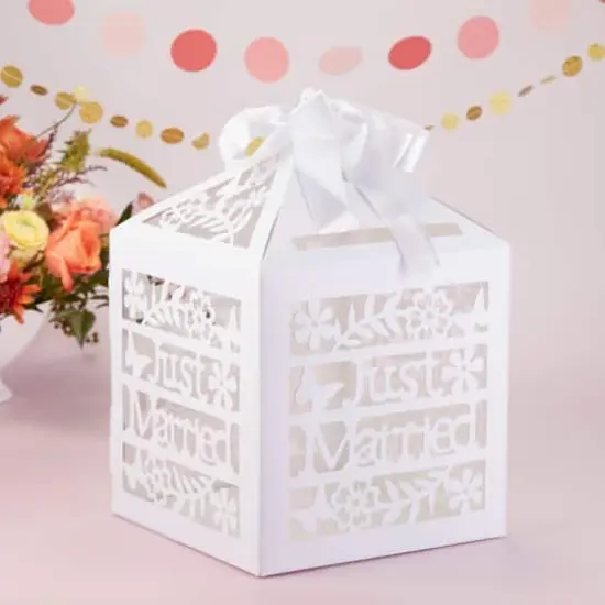 Kate Aspen&reg; Just Married Birdcage Card Box {3}