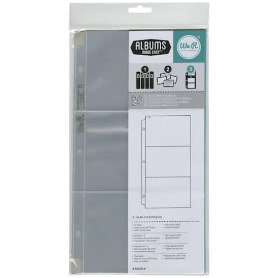 We R Memory Keepers&reg; 6" x 12" Ring Photo Sleeves {1}