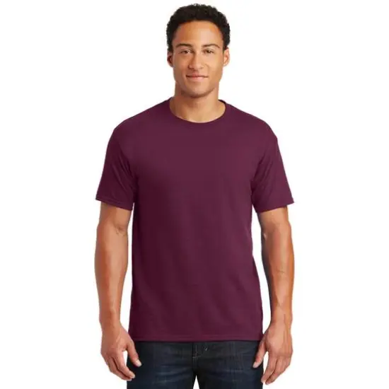 JERZEES&reg; Dri-Power&reg; Colors 50/50 Cotton/Poly T-Shirt Maroon {4}