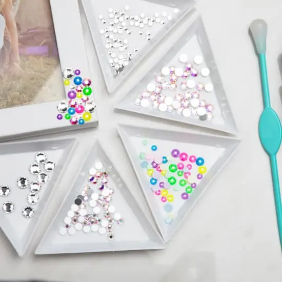 SS16 Round Flatback Austrian Crystals by Bead Landing&trade;, 55ct. Crystal AB {3}