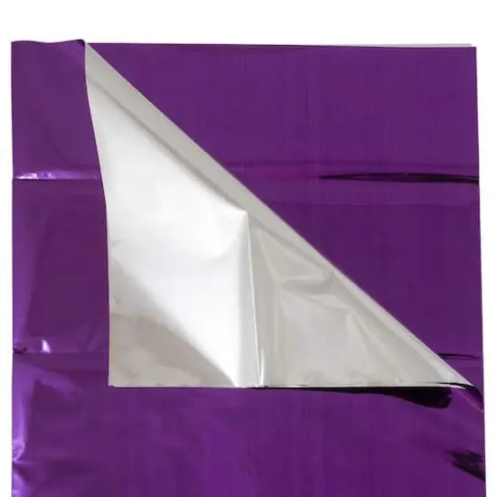 JAM Paper Mylar 20" x 26" Tissue Paper, 3ct. Purple Mylar {5}