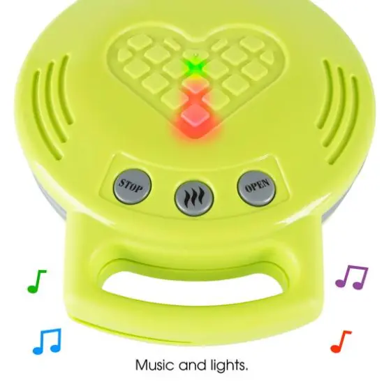 Toy Time Kids Toy Waffle Iron Set With Music & Lights {6}