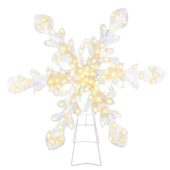 35" Outdoor Twinkling LED Snowflake {1}