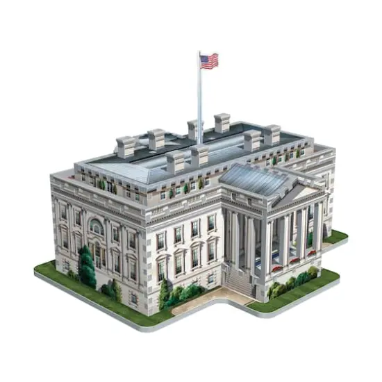 Wrebbit 3D Puzzle&trade; The White House 490 Piece Puzzle {7}