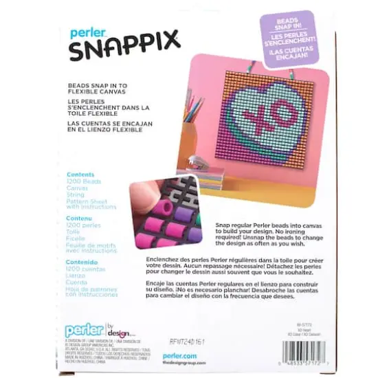 Perler&trade; Snappix&trade; XO Heart Bead Craft Kit {8}
