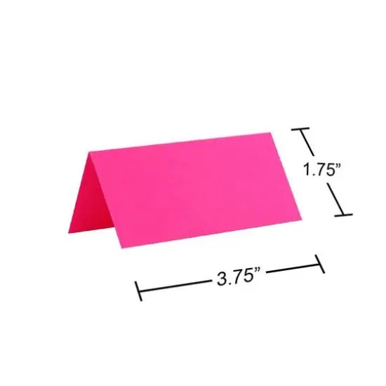 JAM Paper Printable Place Cards, 12ct. Bright Hue Ultra Fuchsia {4}