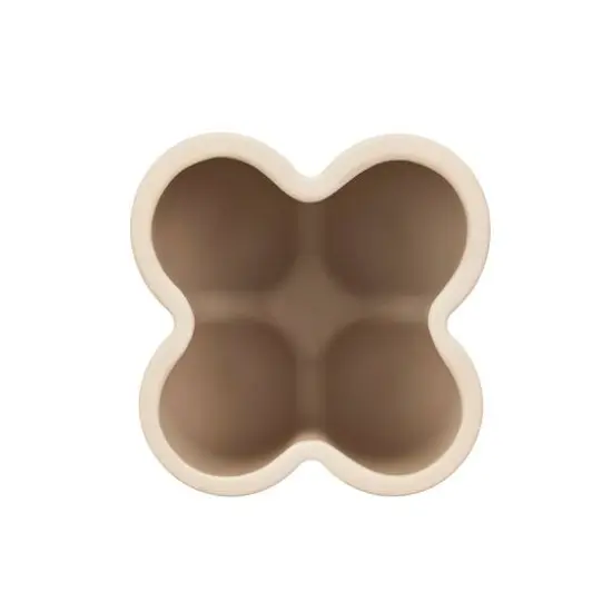 Hello Honey&reg; 6.75" Tan Latex Glaze Stoneware Planter {5}
