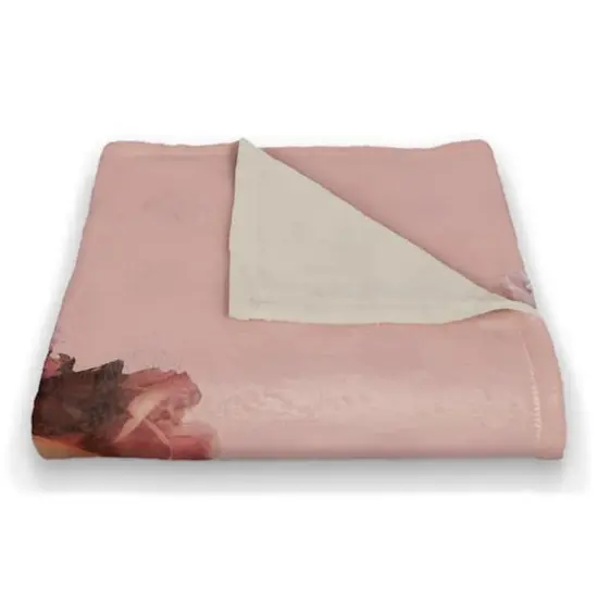 Flower Skull Fleece Throw {3}