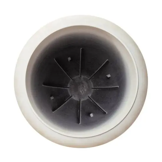 Glitzhome&reg; 21.5" Eco-Friendly Oversized Faux Terrazzo Goblet Planters, 2ct. White {8}