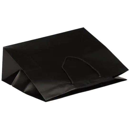 JAM Paper X-Large Black Matte Gift Bags, 100ct. {5}