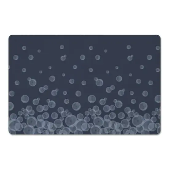 Bubbles Floor Mat Navy {1}