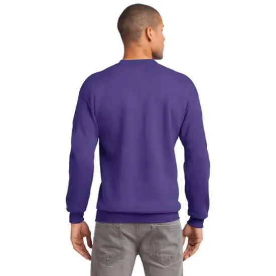 Port & Company&reg; Essential Fleece Crewneck Sweatshirt Purple {6}