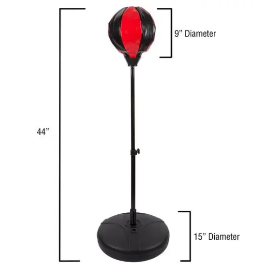 Toy Time Inflatable Freestanding Kids Punching Bag With Boxing Gloves {3}