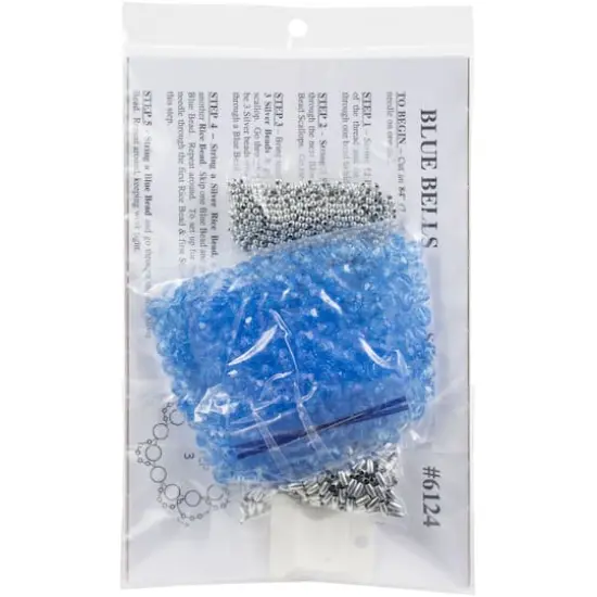 Design Works&trade; Blue Bells Beaded Ornament Kit {3}