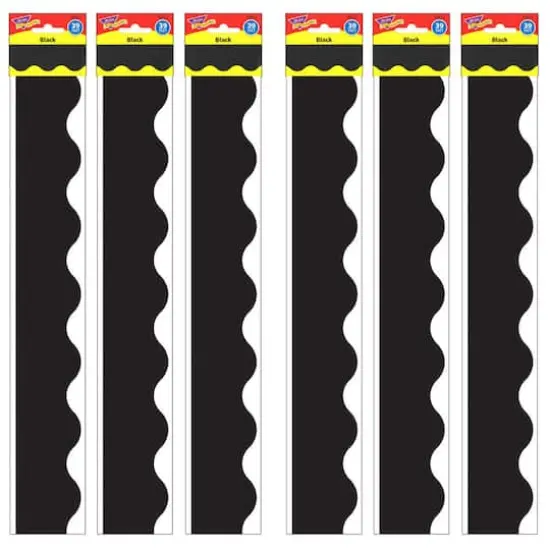 Trend Enterprises&reg; Terrific Trimmers&reg; Classic Borders, 234ft. Black {1}