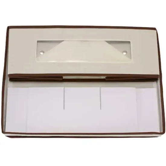 Household Essentials Glassware Storage Box White {8}