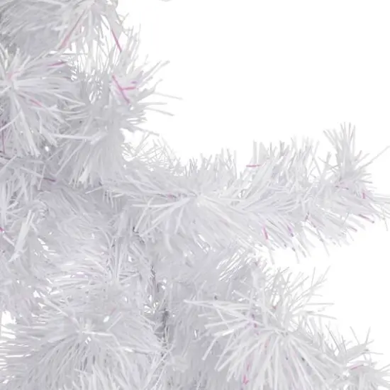 9ft. Icy White Iridescent Spruce Christmas Garland {6}